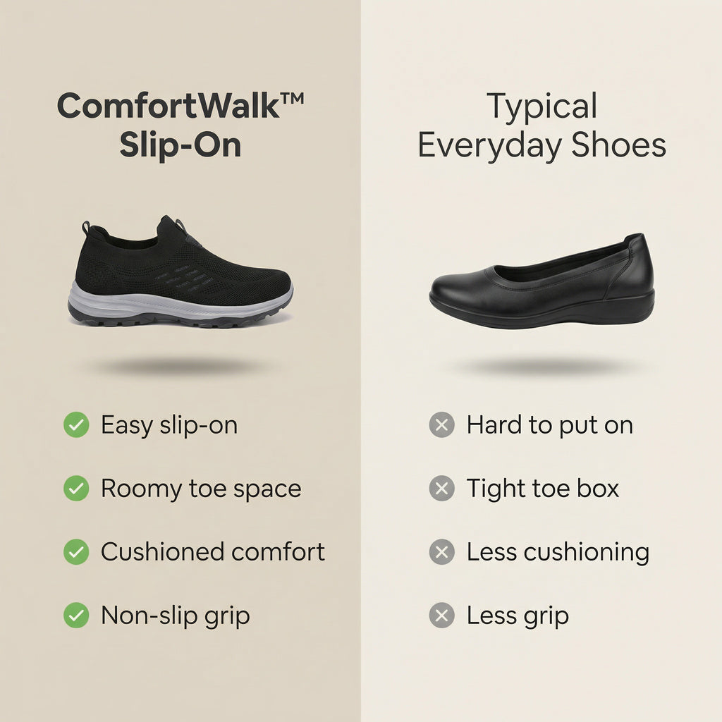 Slip-On — Walk Without Fear. Move Without Pain.