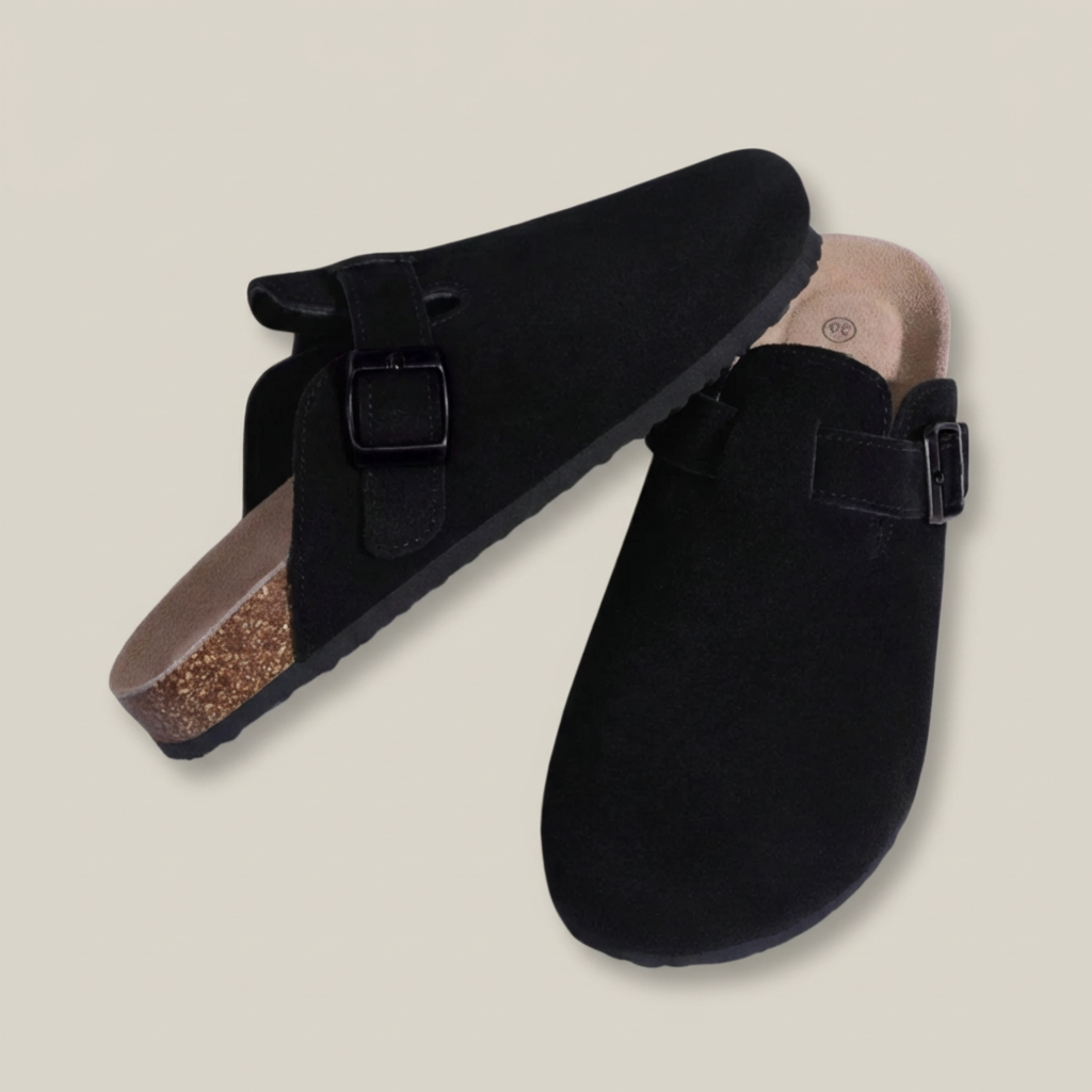 Premium Suede Comfort Clogs