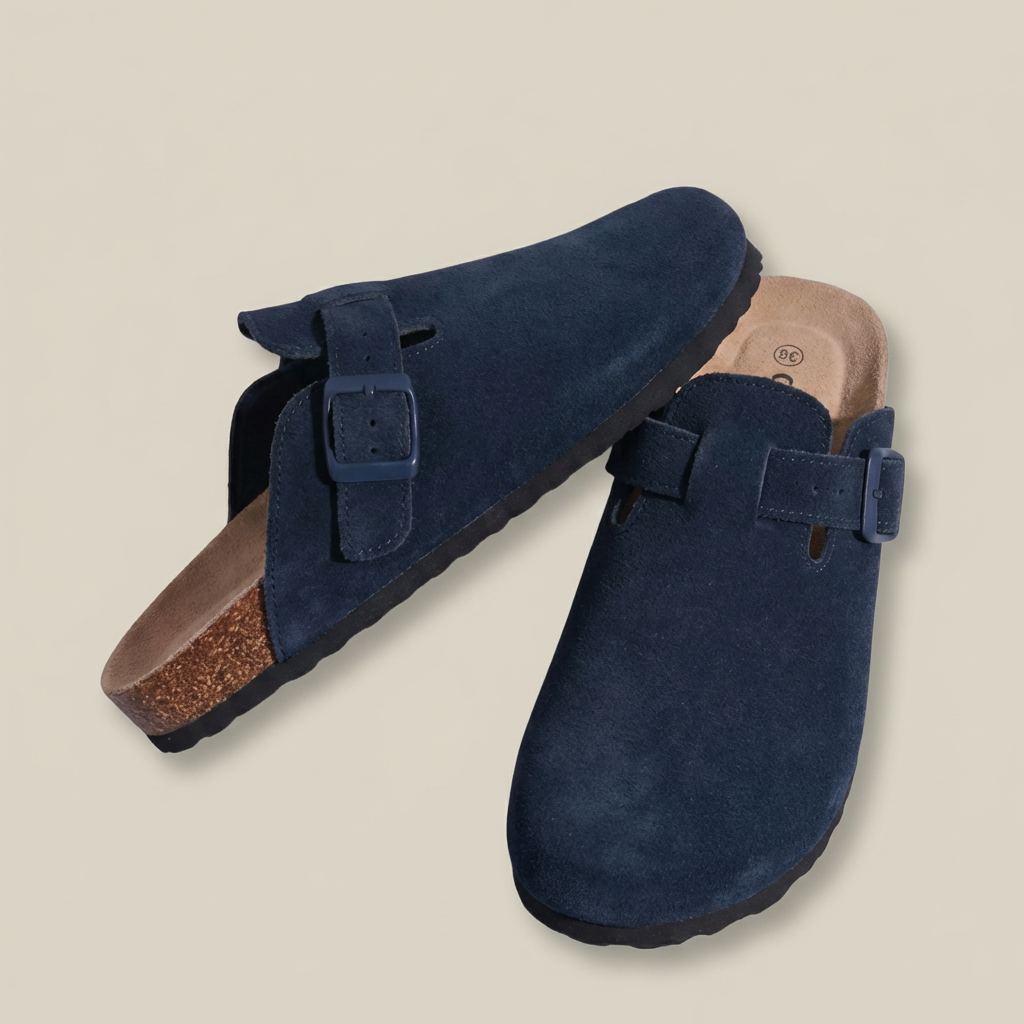 Premium Suede Comfort Clogs