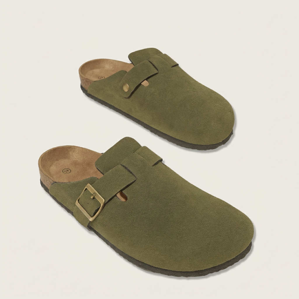 Premium Suede Comfort Clogs