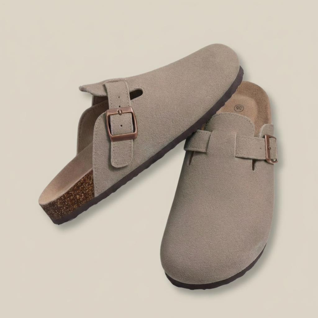 Premium Suede Comfort Clogs