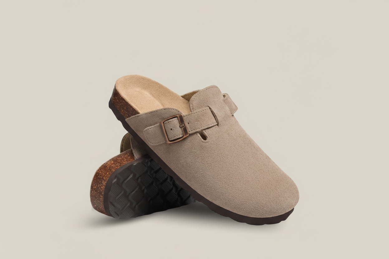 Premium Suede Comfort Clogs