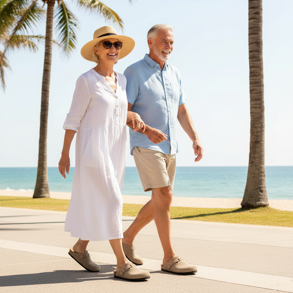 Premium Suede Comfort Clogs